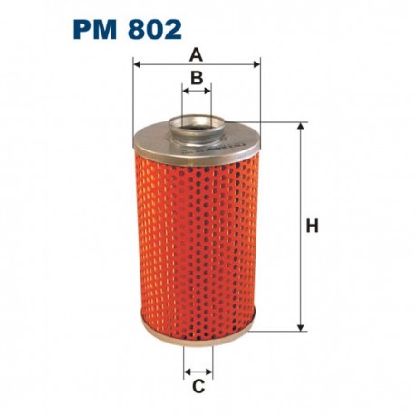 Wkład filtra paliwa WP10-5/A C-385 Zetor PM 802 