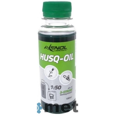 HUSQ-OIL olej do dwusuwów 100ml / zielony
