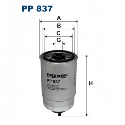 PDS-7.1/1, PP837 Filtr paliwa Filtron