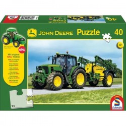 SH55625, 55625 Puzzle John Deere 6630 z opryskiwaczem, z traktorem Siku