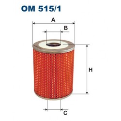 OM515/1, OM 5151 Filtr Oleju Wix